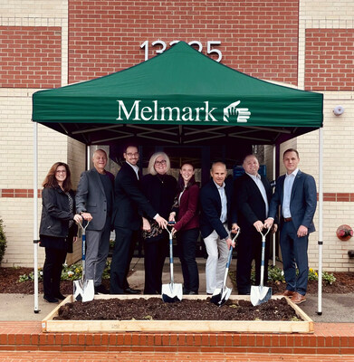 Melmark's cross-divisional senior leadership team gathered to take part in a groundbreaking ceremony for a new Melmark school building in Charlotte, North Carolina.
