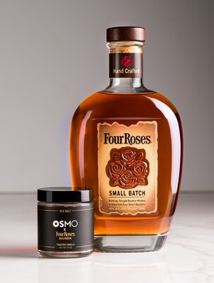 Four Roses Distillery and OSMO Salt Create Toasted Vanilla Bourbon Salt To  Bring the Craft Mixology Experience Home This Valentine's Day