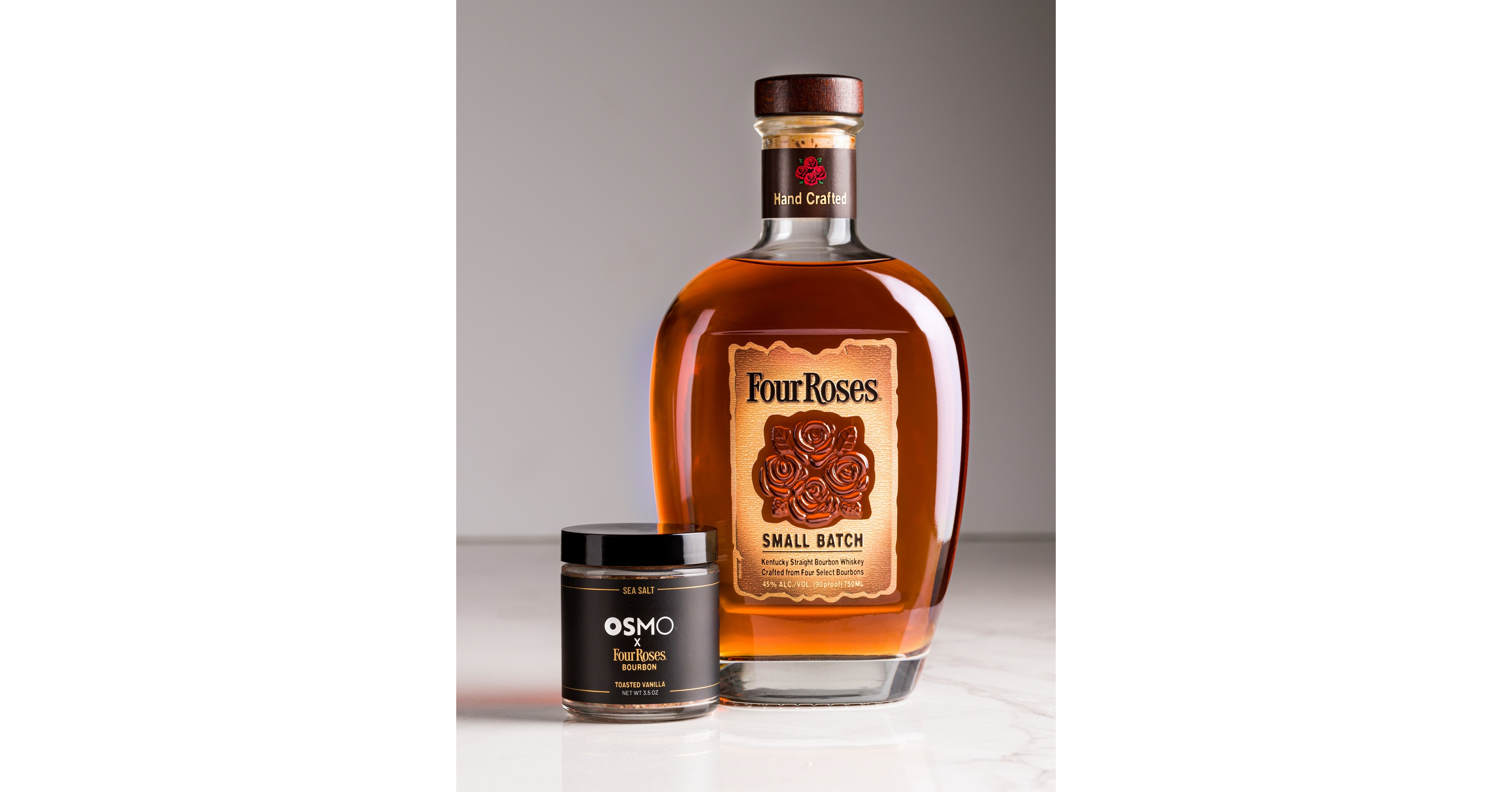 Four Roses Distillery and OSMO Salt Create Toasted Vanilla Bourbon Salt To  Bring the Craft Mixology Experience Home This Valentine's Day