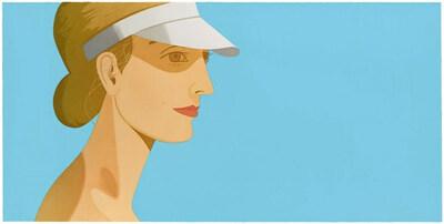 Alex Katz, White Visoe, 2004. Signed and numbered print in an edition of 75