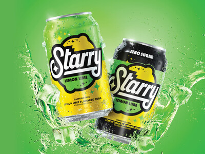 STARRY™, a great-tasting soda bursting with lemon live flavor delivers both an exceptional taste and flavor experience