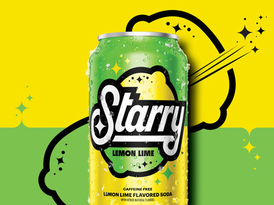 STARRY™,  delivers the crisp, refreshing bite consumers have been longing for in the lemon lime flavored soda category
