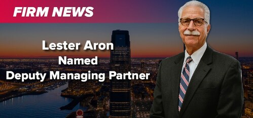 Labor & employment attorney Lester Aron has joined Scarinci Hollenbeck as Deputy Managing Partner.