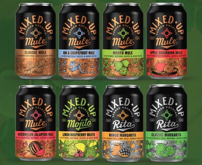 Mixed-Up Cocktail Co offers 8 bold flavors made from real fruit juice and 10% ABV.