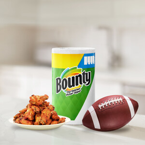 Bounty® Paper Towels Partners with NFL Legends to Tackle Saucy Messes