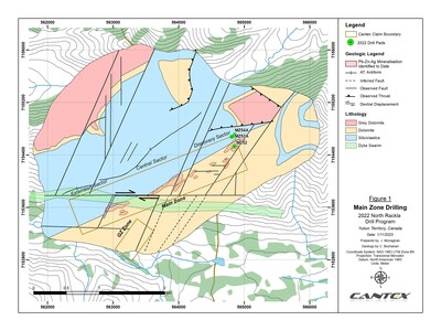 Figure 1: Main Zone Drilling (CNW Group/Cantex Mine Development Corp.)