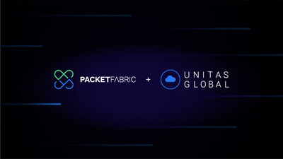 Logotipos de PacketFabric y Unitas