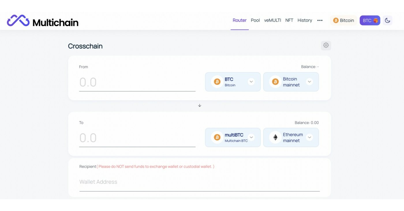 Multichain launched a boost bribe for $multiBTC LPs, offering further rewards