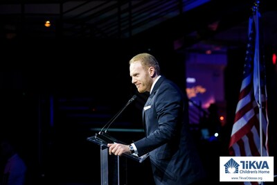 Russ Krivor at the Journey of Hope Gala in New York City, an event that generated approximately $1.65 million in donations for Tikva Odessa, a non-profit organization that provides shelter, food and other essential services for adults and children who reside in Odessa, Ukraine.