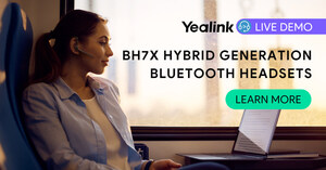 Yealink presenta los auriculares BH7X Bluetooth, el nuevo estándar para el trabajo híbrido