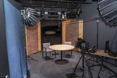 ATA's new office features a state-of-the-art studio that the association will broadcast interviews, webinars and other media events from.