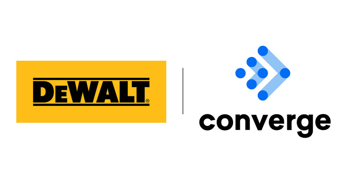 Converge and DEWALT® Partner to Launch AIBased Solutions and Sensors