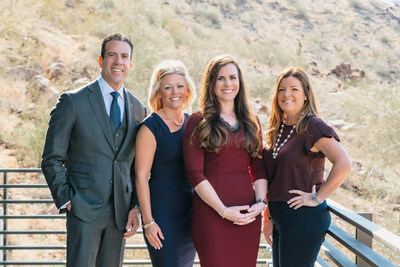 From L to R: Jason J. Ayala, CFP®, CIMA®, ChFC®, Private Wealth Advisor; Jamie Vargas, Practice Manager; Krista Tarbox, CFP®, Associate Financial Advisor; Kristi Morrow, CFP®, APMA®, CDFA®, CLTC®, Financial Advisor