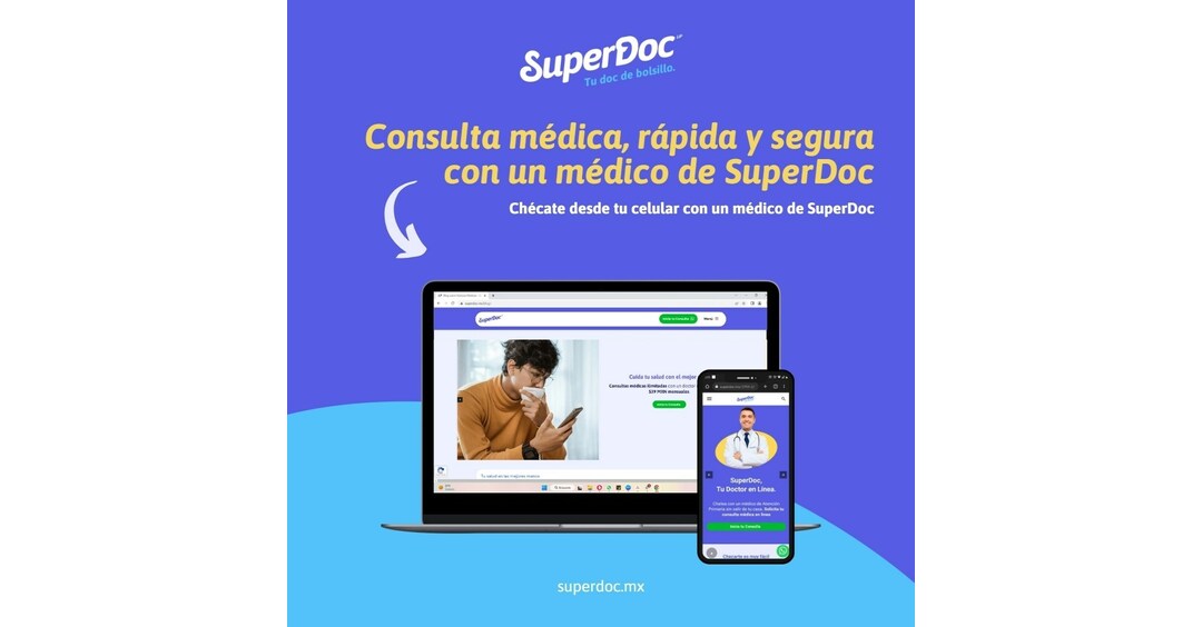 Chécate por Whatsapp en SuperDoc, Tu Doctor En Línea