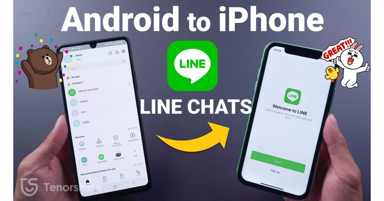 How to Transfer LINE From Android to iPhone/iOS With & Without Computer?