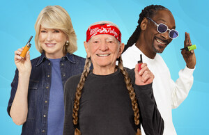 BIC Welcomes Willie Nelson to "Most Borrowed Lighter" EZ Reach® Lighter Ad Campaign with Martha Stewart and Snoop Dogg - and it's Lit