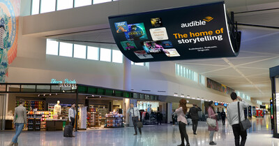 New digital media program showcases over 70 high-impact and innovative displays throughout the terminal.