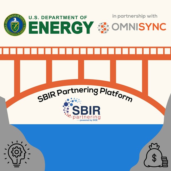 OmniSync has partnered with the Department of Energy to build the SBIR Partnering Platform to enhance the commercialization potential of SBIR-funded technologies.