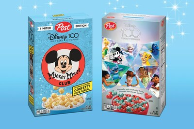 POST CONSUMER BRANDS COLLABORATES WITH DISNEY TO LAUNCH NEW CEREAL OFFERINGS IN CELEBRATION OF DISNEY 100 YEARS OF WONDER