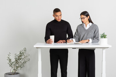 Staples canada deals sit stand desk