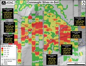 ATAC Announces Results of Copper-Gold Exploration at its Connaught and PIL Properties