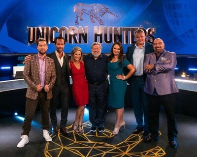 Steve Wozniak, co-founder of Apple, and the cast of Unicorn Hunters