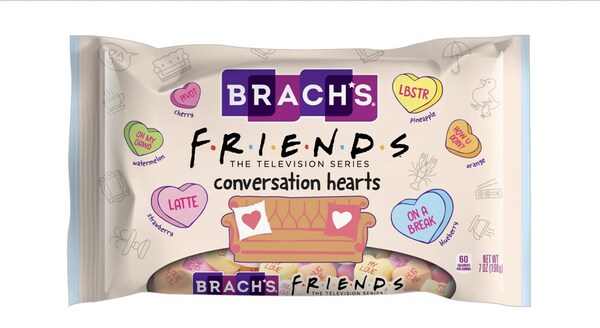 BRACH’S introduces limited-edition Conversation Hearts inspired by iconic television series FRIENDS.