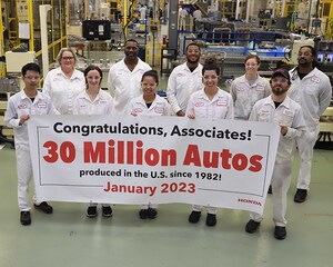 Honda Marks 30 Million Vehicle Production Milestone in the U.S.