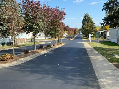 The Dequindre Estates community in Charter Township, Michigan, was one of many that saw property improvements in 2022.