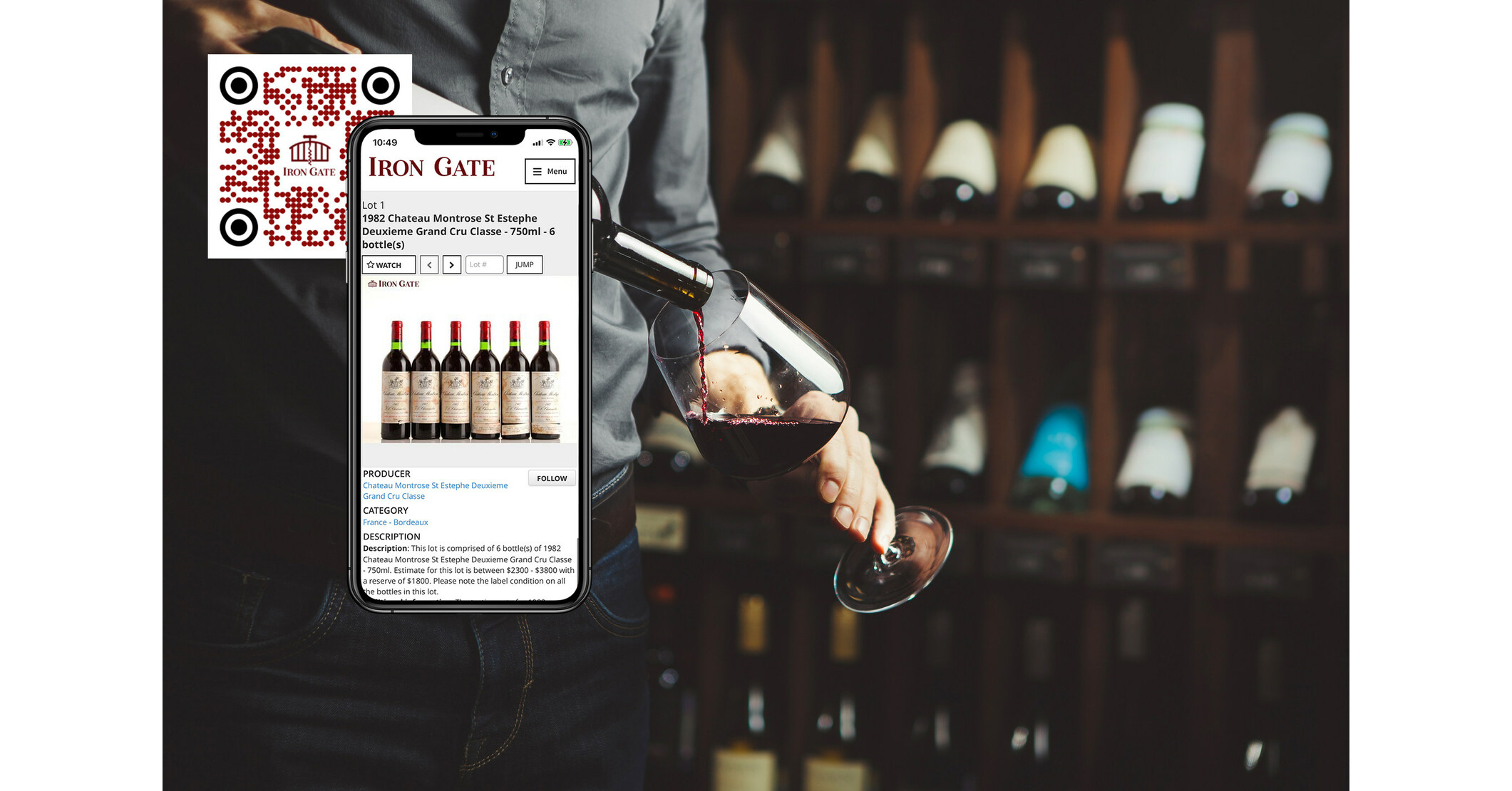 Iron Gate Wine and Openscreen Partner to Launch IronScan, a QR Code