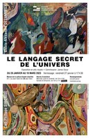 Affiche de l'exposition Le langage Secret de l'Univers. (Groupe CNW/Ville de Montréal - Arrondissement de Villeray - Saint-Michel - Parc-Extension)