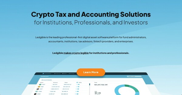 Ledgible is the leading professional-first digital asset software platform for fund administrators, accountants, institutions, tax advisors, fintech providers, and enterprises.