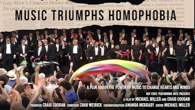 "Music Triumphs Homophobia" is a timely demonstration of music's power as both a healing balm and an effective tool in the fight against persistent anti-LGBTQ hatred and violence.
