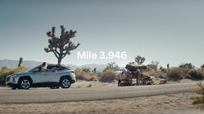 Hyundai ‘s The Miles that Unites Us | Screen grab of Hyundai’s TV ad with Lopez Negrete Communications Bilingual Anthemic Brand Campaign, Friday, Sept. 30, 2022.