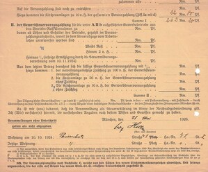 "Writer" Adolf Hitler's 1926 Income Tax Return at Auction