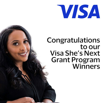 Visa Canada Announces Recipients of its Fourth She's Next Grant Program (CNW Group/Visa Canada)