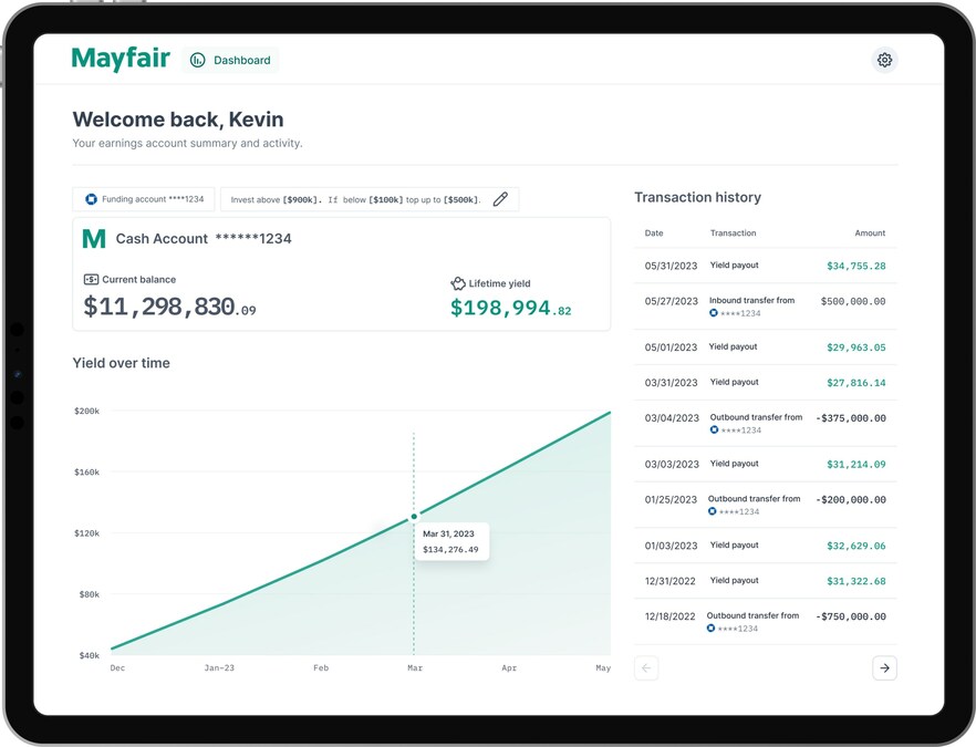 Mayfair Cash Account Launches with 4.02% APY and Automated Treasury Management - Vimarsana News