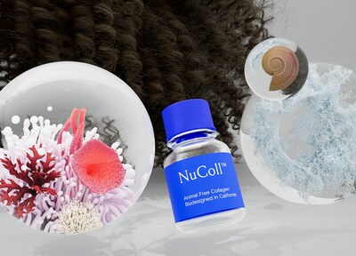 NuColl is a new vegan collagen for hair care, made with fermentation, offering a sustainable and animal-free alternative to conventional collagens, ideal for hair styling and manageability, suitable for all hair types.