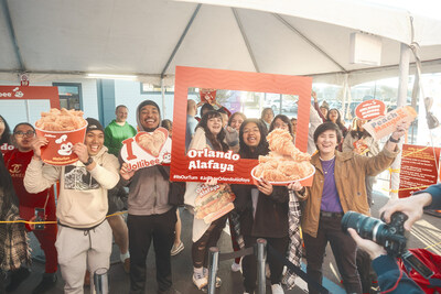 Global restaurant sensation, Jollibee, celebrates its first Orlando, Fla. restaurant opening on January 18, 2023, to the joy of thousands of fans and first timers from around the city. (Photo credit: Jollibee)