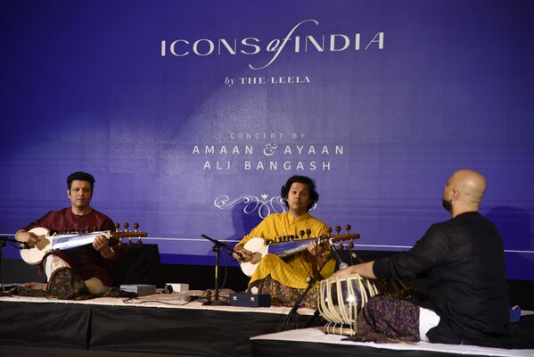 Amaan and Ayaan Ali Bangash performing at Icons of India by The Leela concert