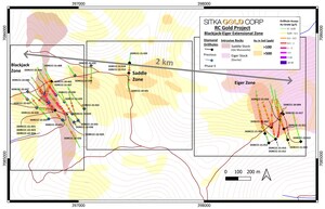 Sitka Announces 1,340,000 Ounce Initial Gold Mineral Resource Estimate for the RC Gold Project, Yukon