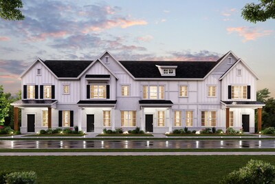 Rendering of Cameron Floor Plan at Auden | New Townhomes in Rock Hill, SC by Century Communities