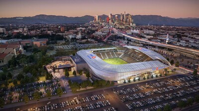 Photo du nouveau BMO Stadium à Los Angeles (Groupe CNW/BMO Groupe Financier)