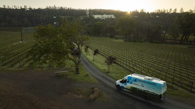 St. Helena Hospital Foundation Mobile Unit (Mobi) serving vineyard workers throughout Napa Valley.