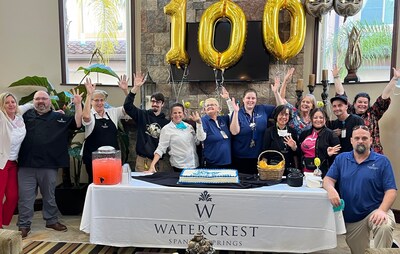 Watercrest Spanish Springs Assisted Living and Memory Care celebrates the achievement of reaching 100% resident occupancy. Watercrest Spanish Springs is located in The Villages of Central Florida.