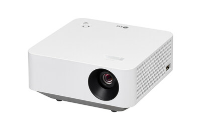 Weighing in at 2.2 pounds, the CineBeam Smart Portable Projector is made to deliver a transformative home theater experience with ease in any room.