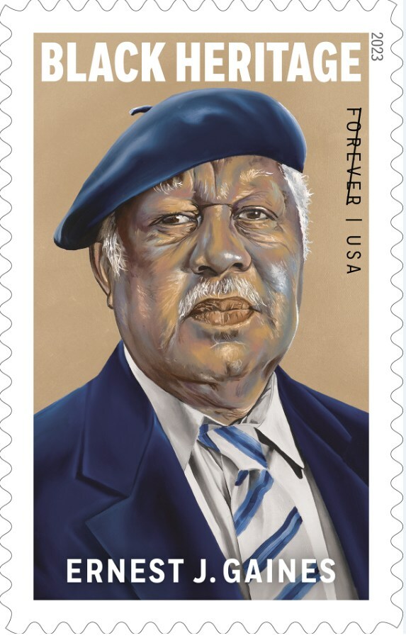 Author Ernest J. Gaines Black Heritage Forever Stamp.