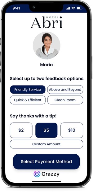 Grazzy Raises $4.25MM to Power Hospitality's Future of Digital Tips, Same Day Pay and Financial Wellness for Hourly Workers