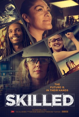 A film poster for the new 3M documentary, "Skilled."