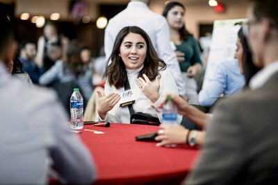 Young professionals explore new initiatives at the inaugural Italian American Future Leaders Conference, a 3-night/4-day networking and fellowship event held in the Greater Ft. Lauderdale Area at FLA Live Arena. (Credit: IAFL / Jan. 14, 2023)